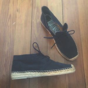 Dolce vita navy suede espadrilles size 8